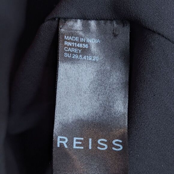 REISS Carey Floral Printed Ruffle Mini Dress - Picture 11 of 13